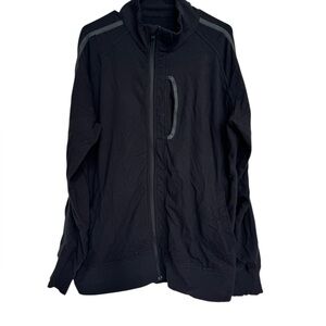 Lululemon Kung Fu II Jacket Men’s Size XL Black Full Zip Running Track Gym